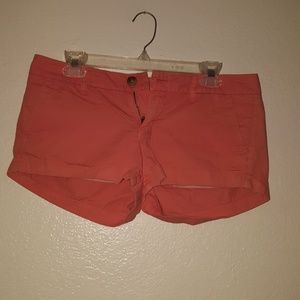Coral Colored American Eagle Shorts